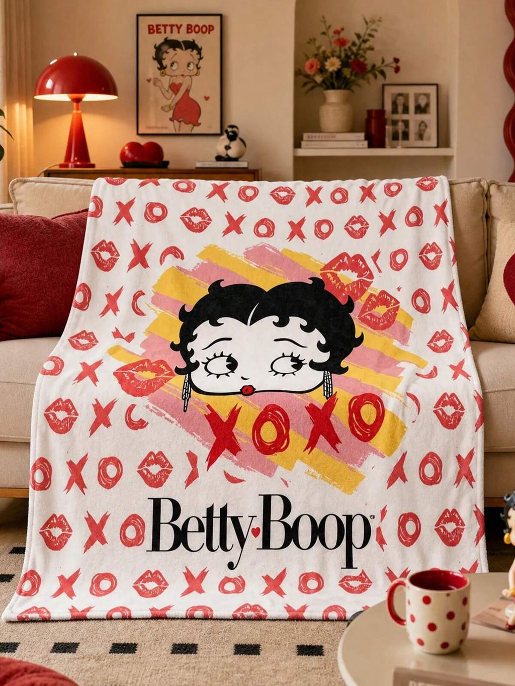 HARRY POTTER X Joivida 1pc Cartoon Flannel Thick Blanket - Soft, Warm & Anti-Shedding, Y2K Cute Pajama Style, Multiple Sizes Available, Suitable For Sofa, Bed & Napping