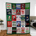 National Lampoon's Christmas Vacation Premium Fleece Mink Sherpa Blanket - Griswold Family, Clark Griswold Themed, Wrinkle Resistant, Super Soft Home Room Decor, Thanksgiving Gift for Child, Sizes 30x40in,40x50in,50x60in,60x80in (Baby Option)